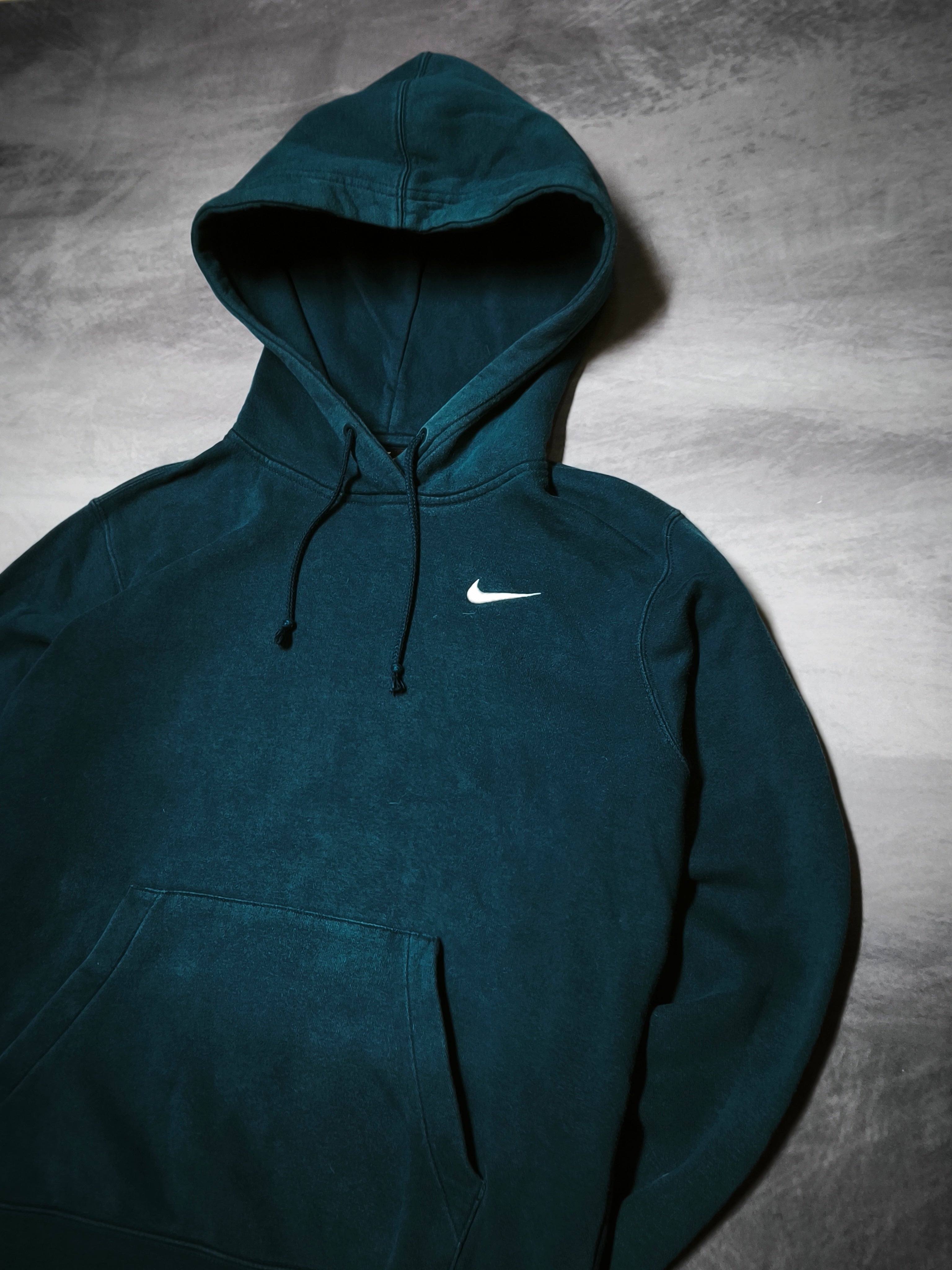 Nike Hoodie Black Teal Size S