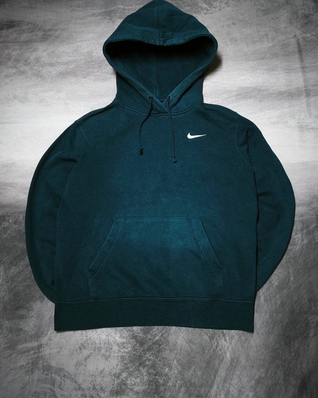 Nike Hoodie Black Teal Size S