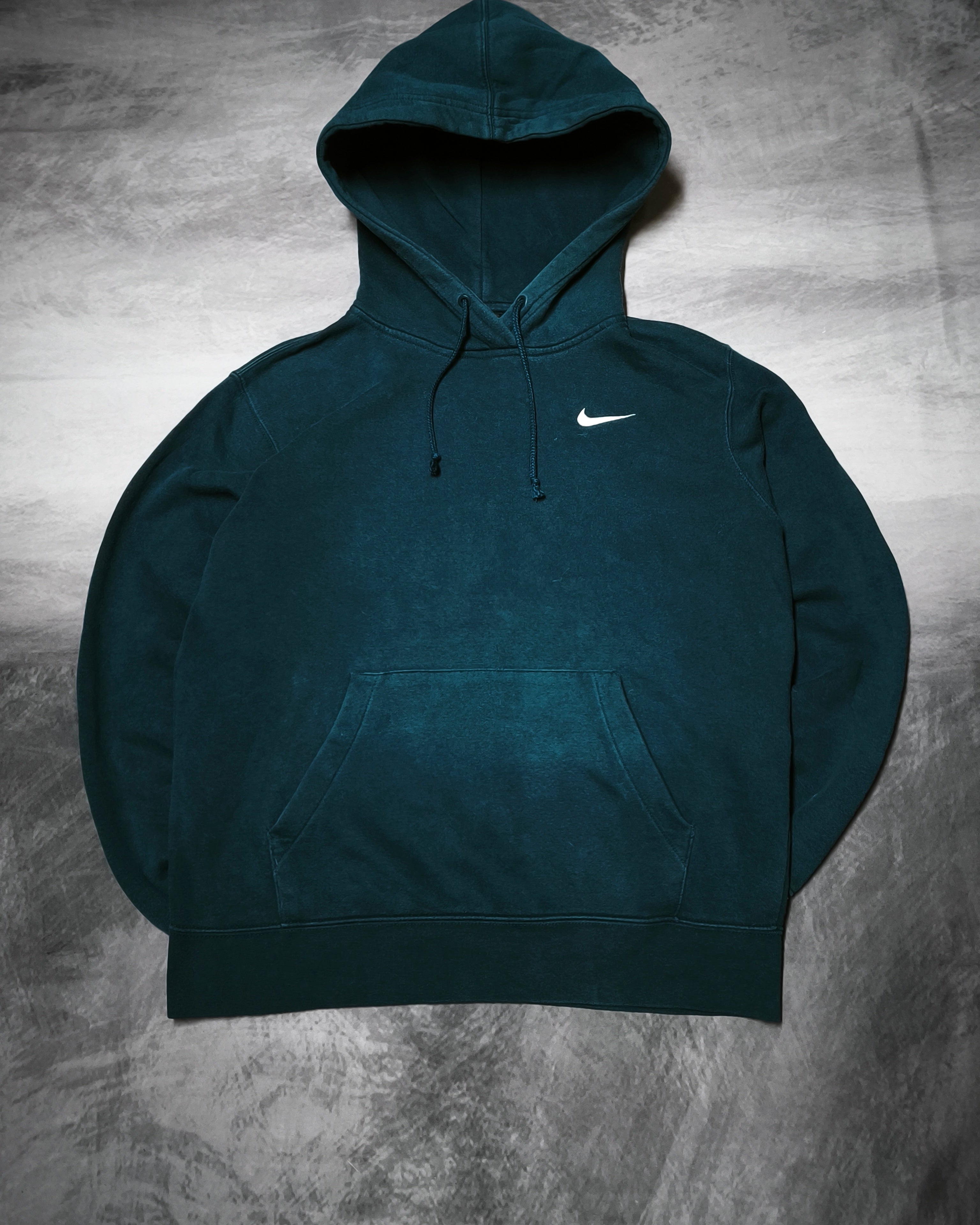 Nike Hoodie Black Teal Size S