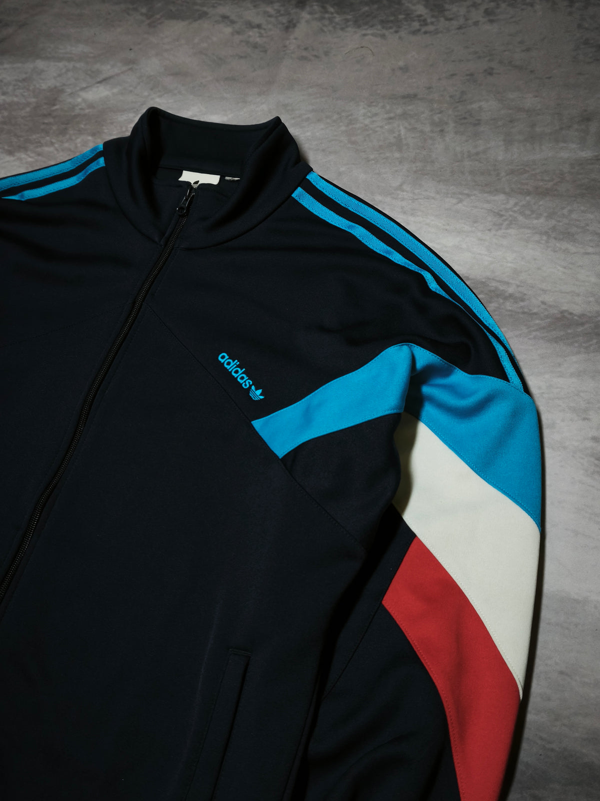 Adidas Originals Colorblock Track Jacket Navyblue Size L