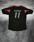 Adidas FC Bayern Munich Ze Roberto 11 Jersey 2004/2005 Black/Red Size M
