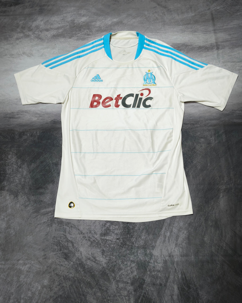 Adidas Olympique de Marseille Jersey White/Lightblue Size L