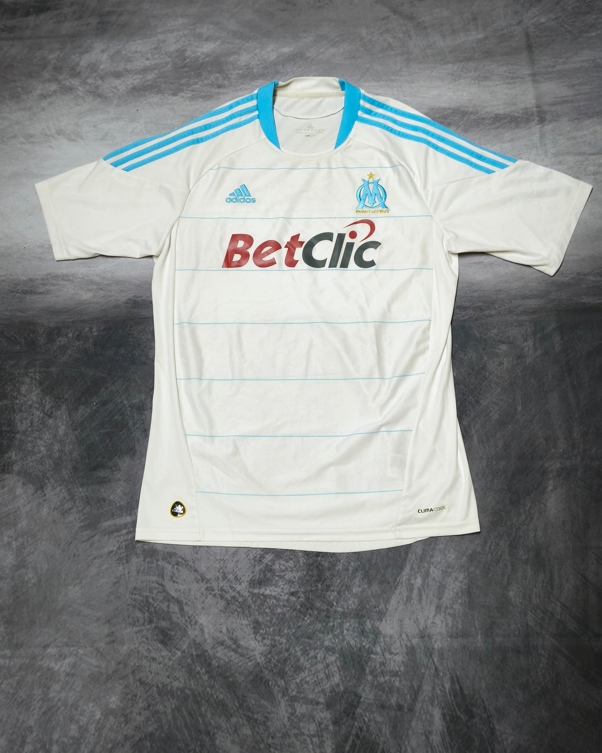 Adidas Olympique de Marseille Jersey White/Lightblue Size L
