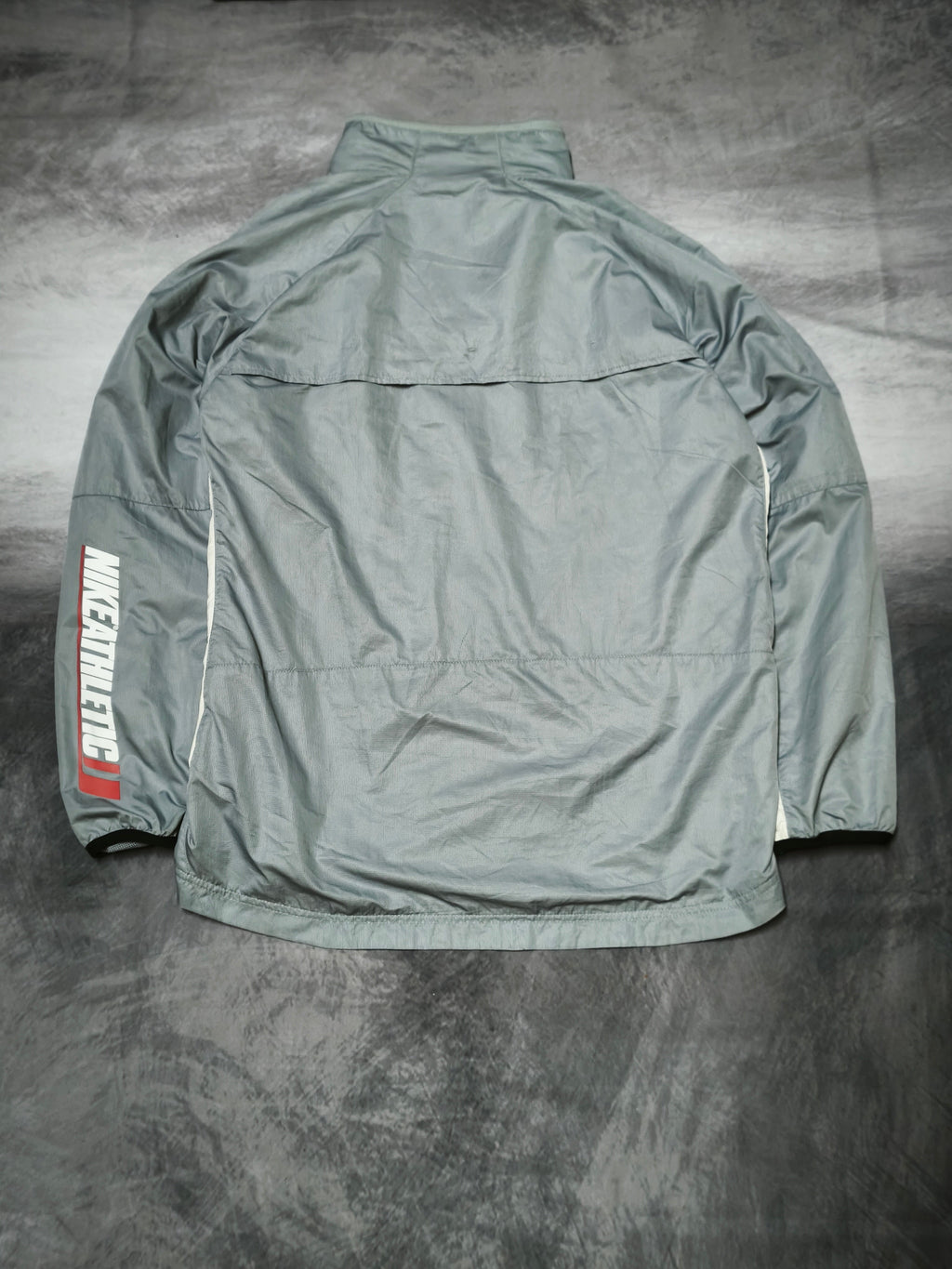 Nike Athletic Track Jacket Grey/Red Size L