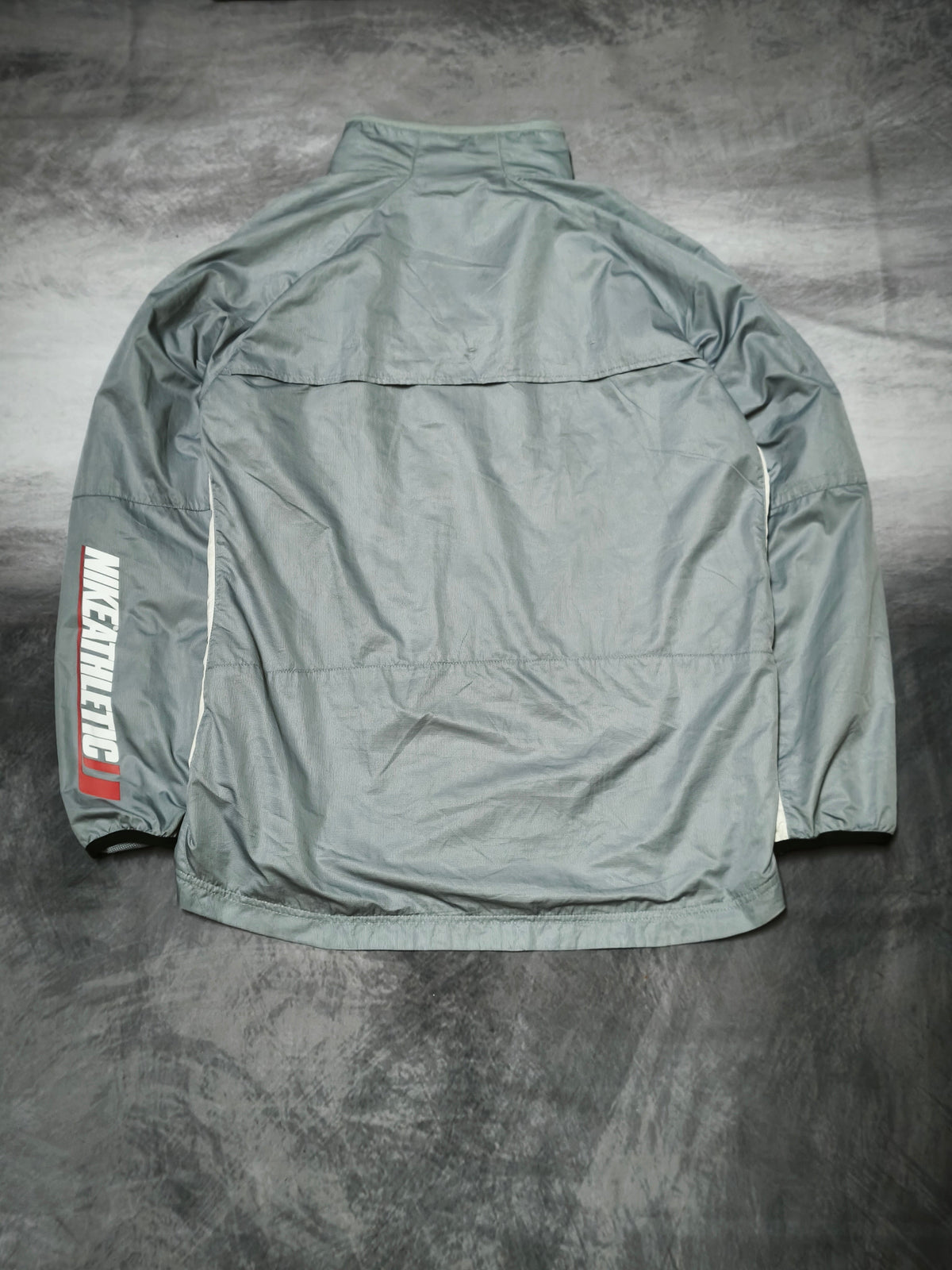Nike Athletic Track Jacket Grey/Red Size L