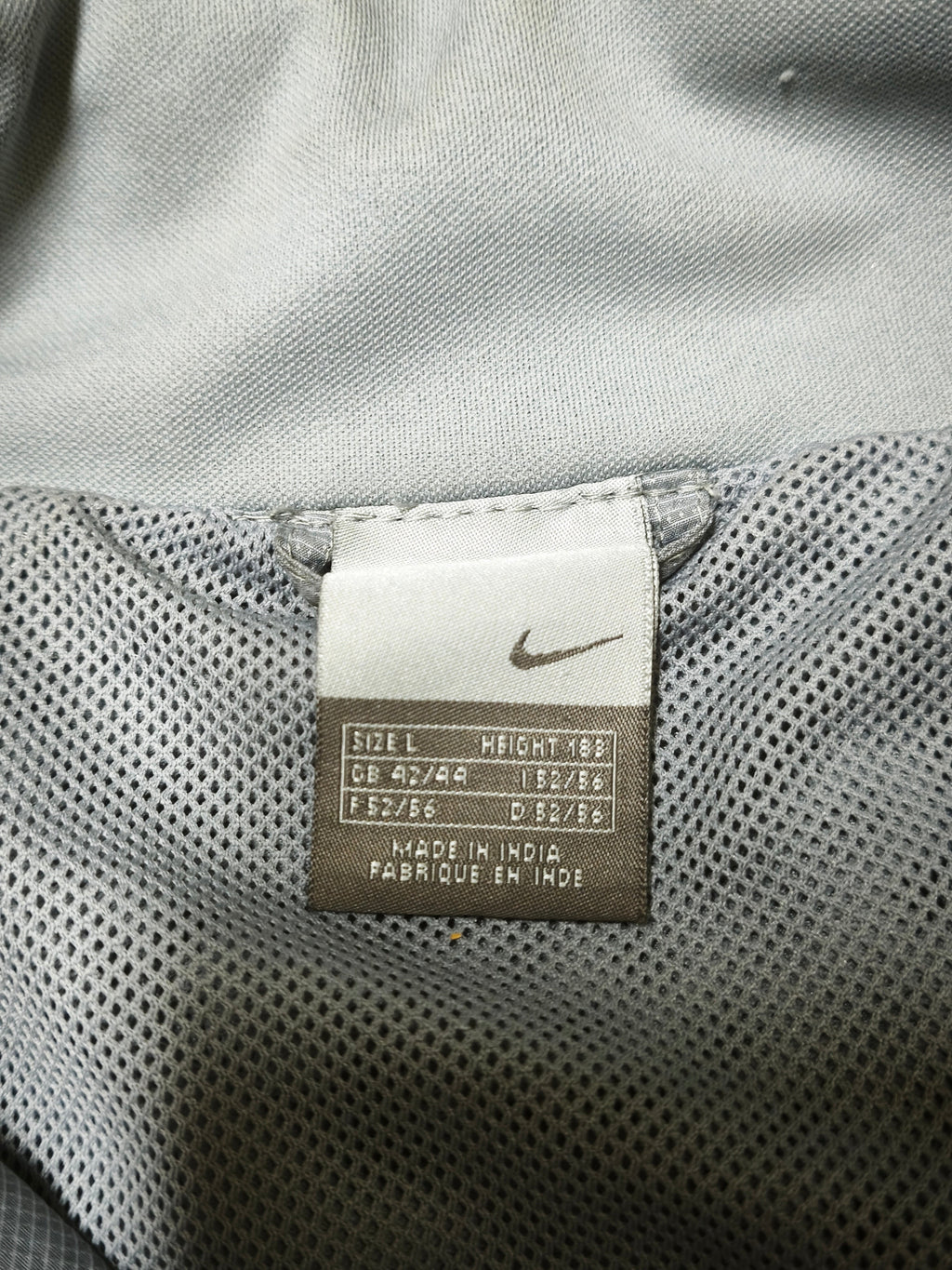Nike Athletic Track Jacket Grey/Red Size L