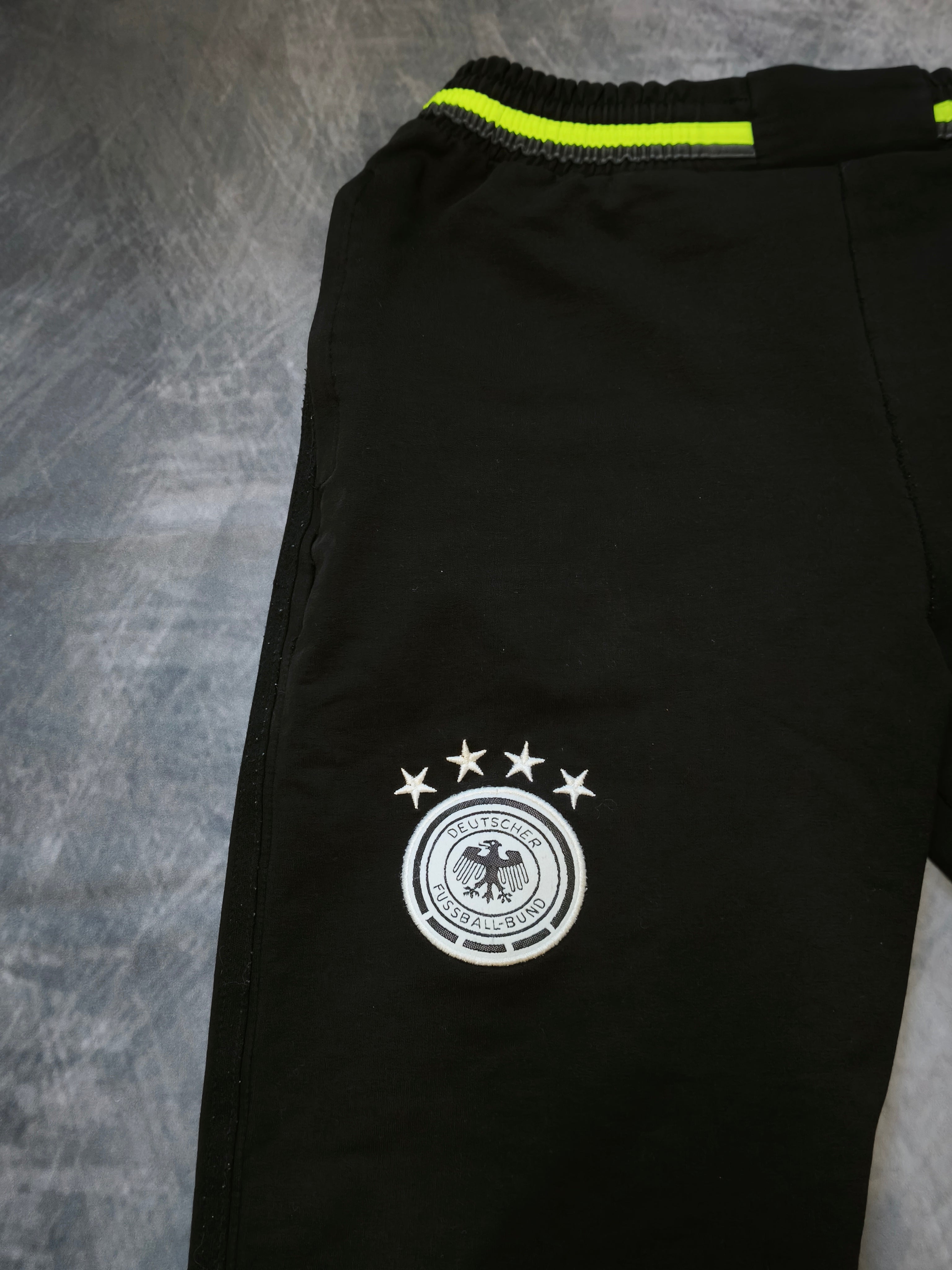 Adidas DFB Germany Tracksuit Black/Neongreen Size S