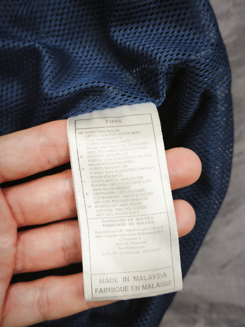 Nike Vintage Track Jacket Blue/White Size L