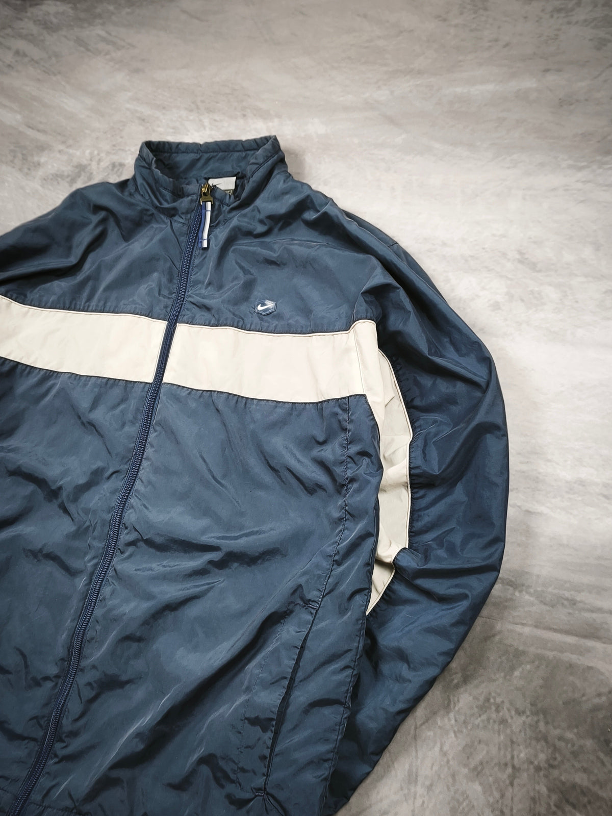 Nike Vintage Track Jacket Blue/White Size L