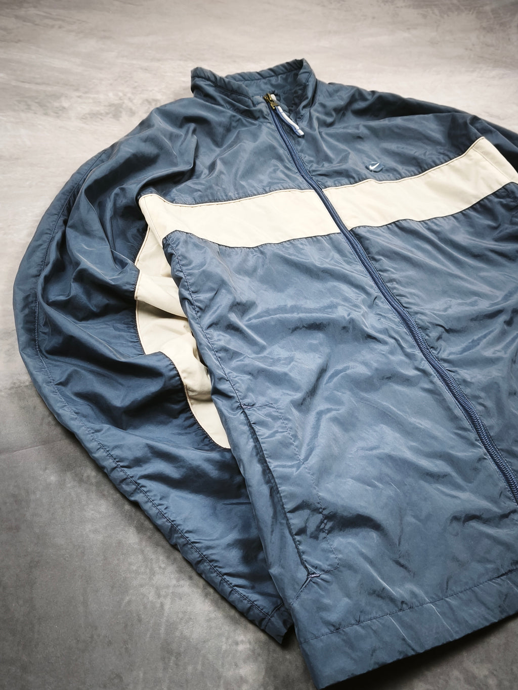 Nike Vintage Track Jacket Blue/White Size L