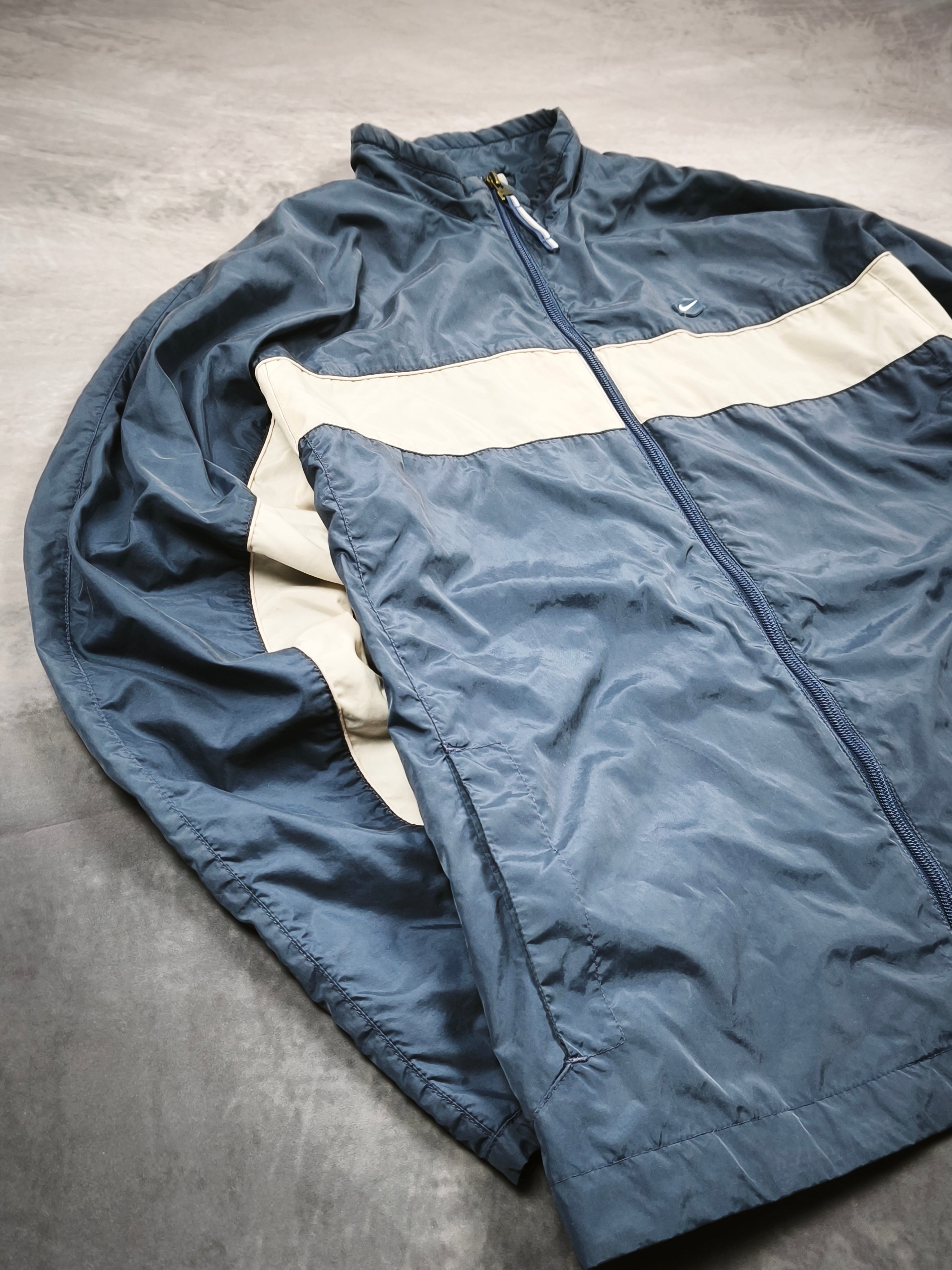 Nike Vintage Track Jacket Blue/White Size L
