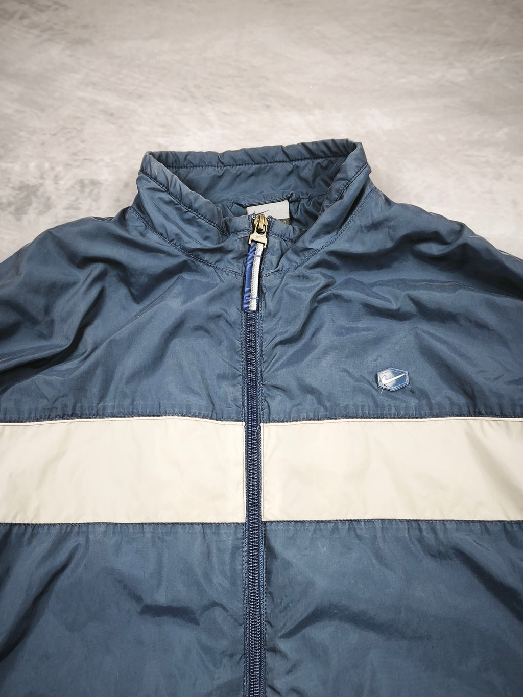 Nike Vintage Track Jacket Blue/White Size L