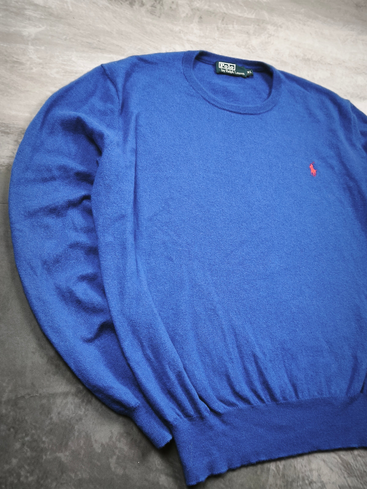 Polo Ralph Lauren Merino Wool Sweater Blue Size XL