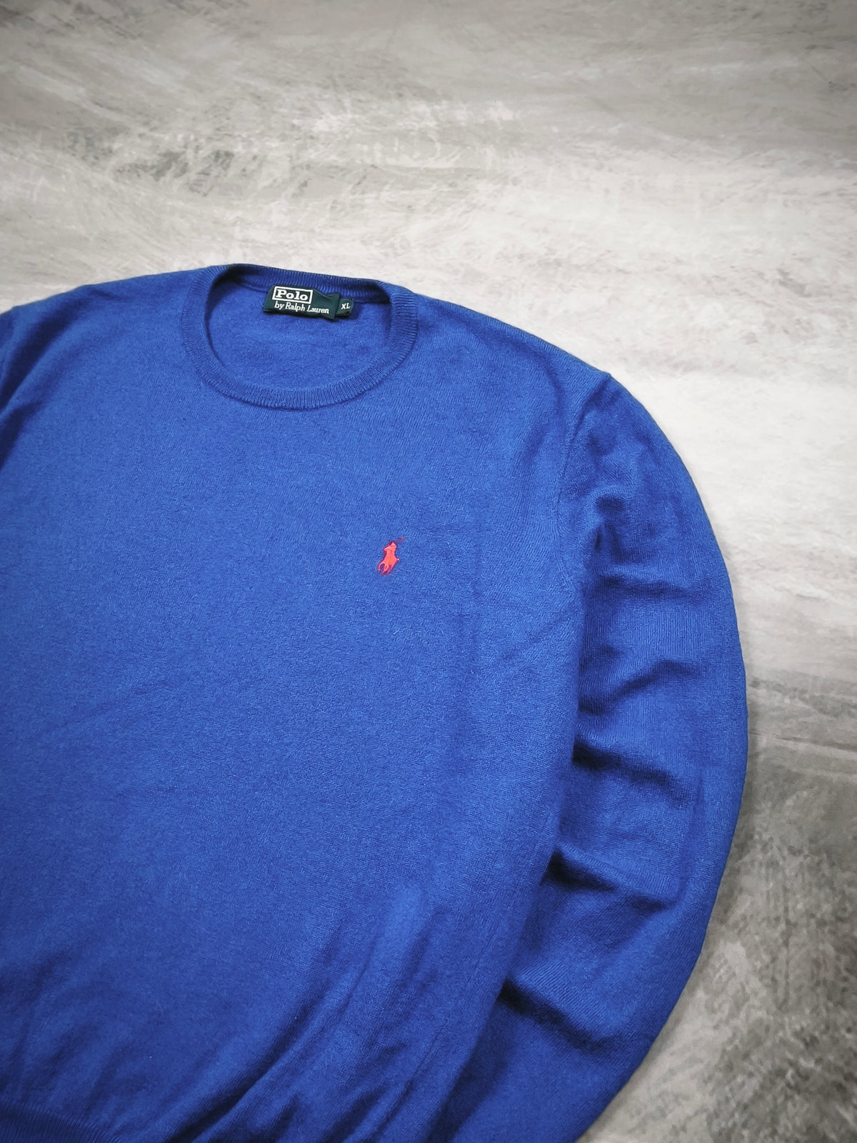 Polo Ralph Lauren Merino Wool Sweater Blue Size XL