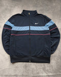 Nike Track Jacket Navyblue/Skyblue Size M