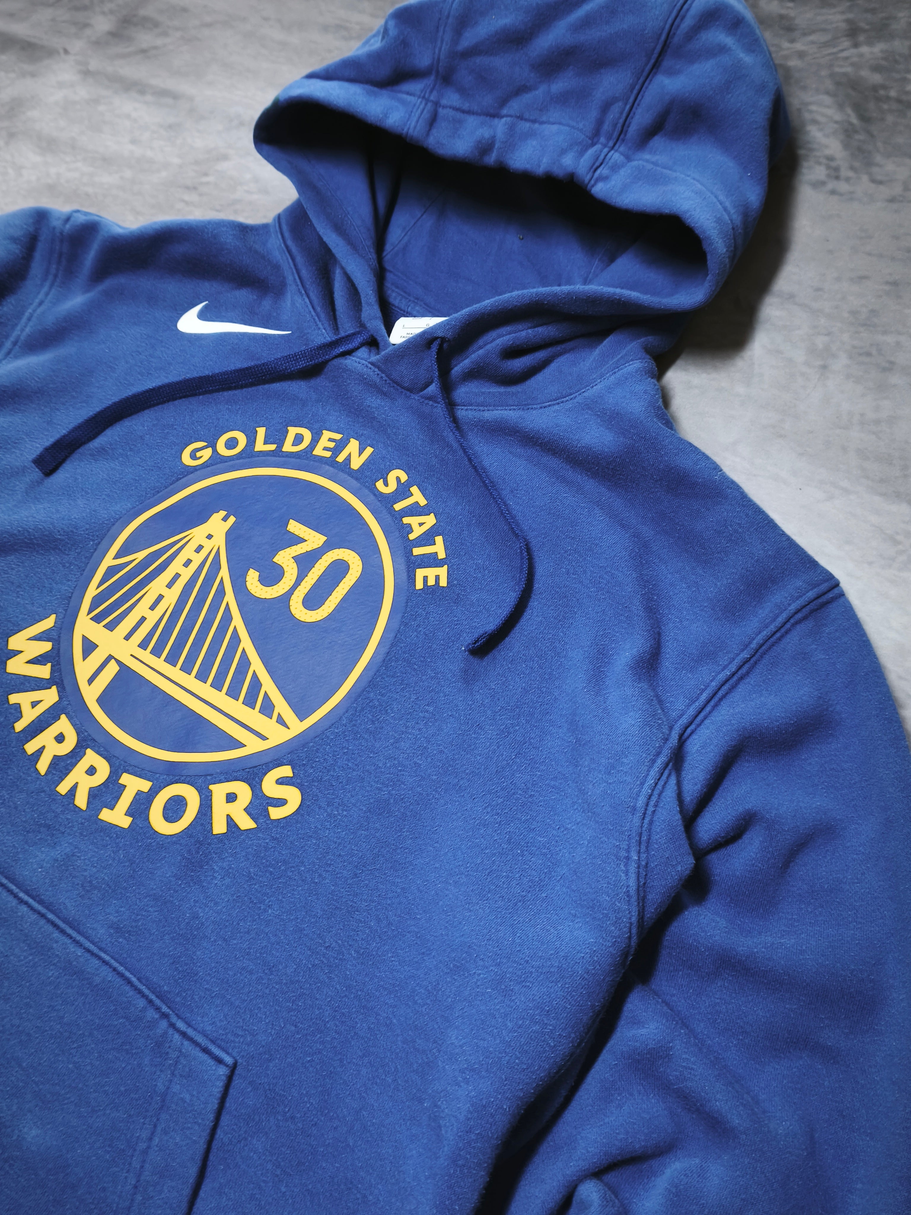Nike x NBA Golden State Warriors „Stephen Curry #30“ completo blu-giallo taglia L