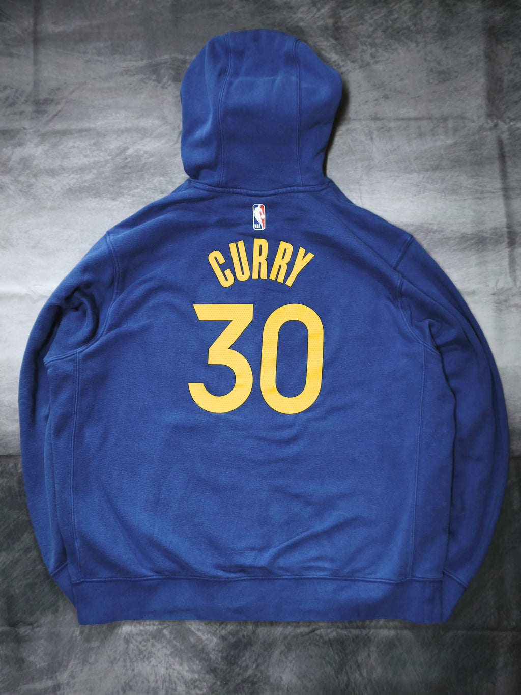 Nike x NBA Golden State Warriors „Stephen Curry #30“ completo blu-giallo taglia L