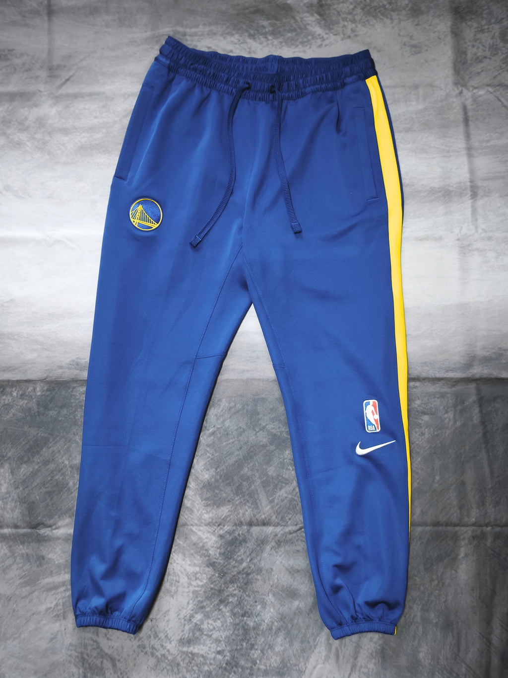 Nike x NBA Golden State Warriors „Stephen Curry #30“ completo blu-giallo taglia L