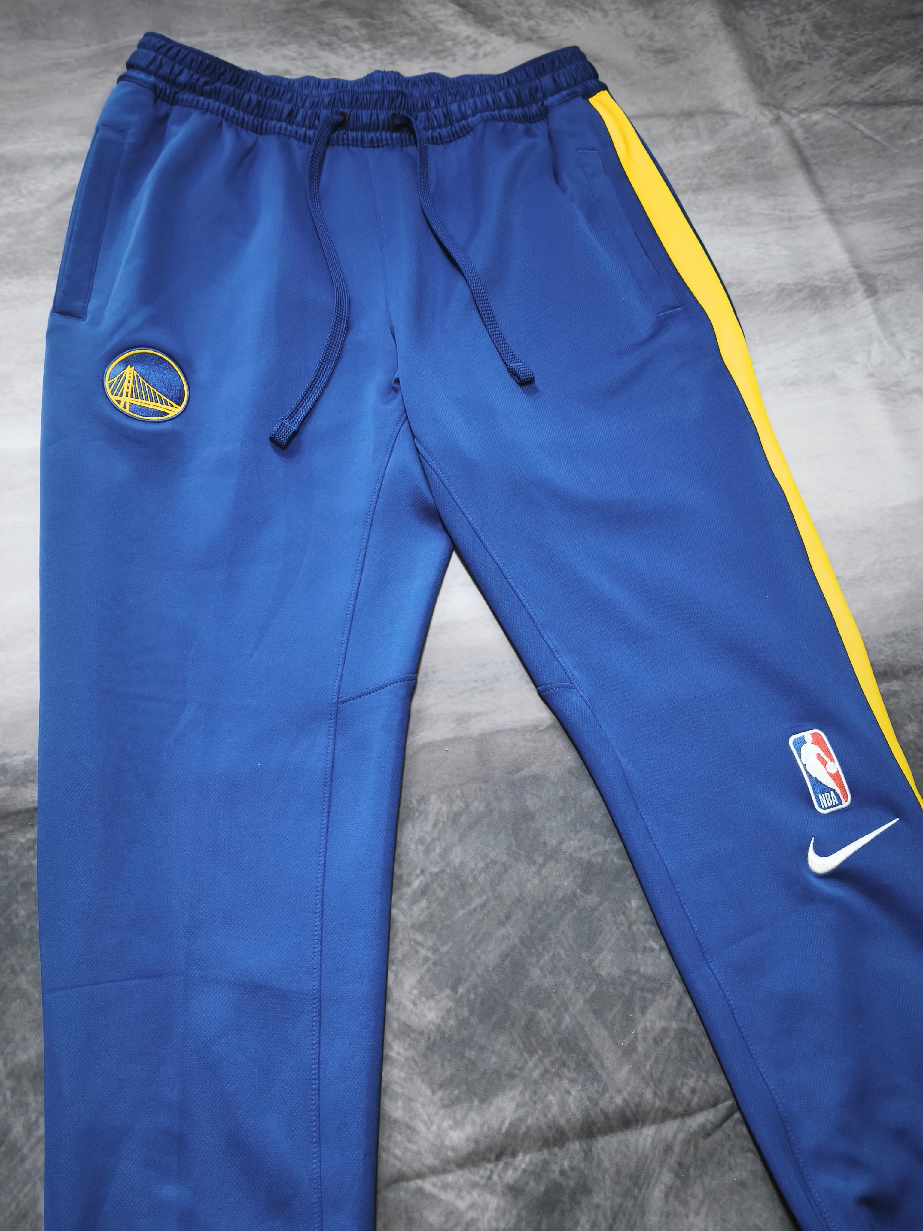 Nike x NBA Golden State Warriors „Stephen Curry #30“ completo blu-giallo taglia L