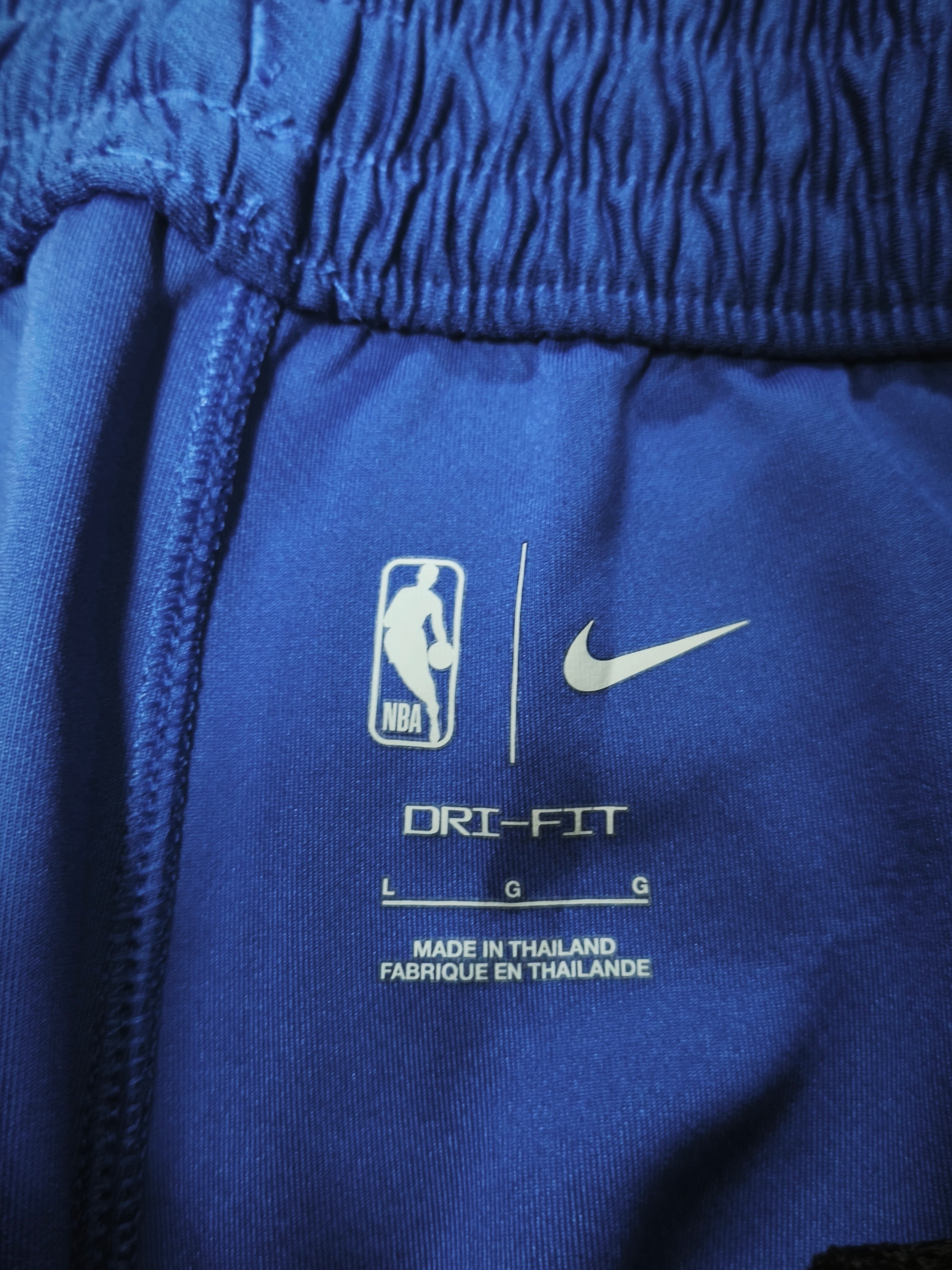 Nike x NBA Golden State Warriors „Stephen Curry #30“ completo blu-giallo taglia L