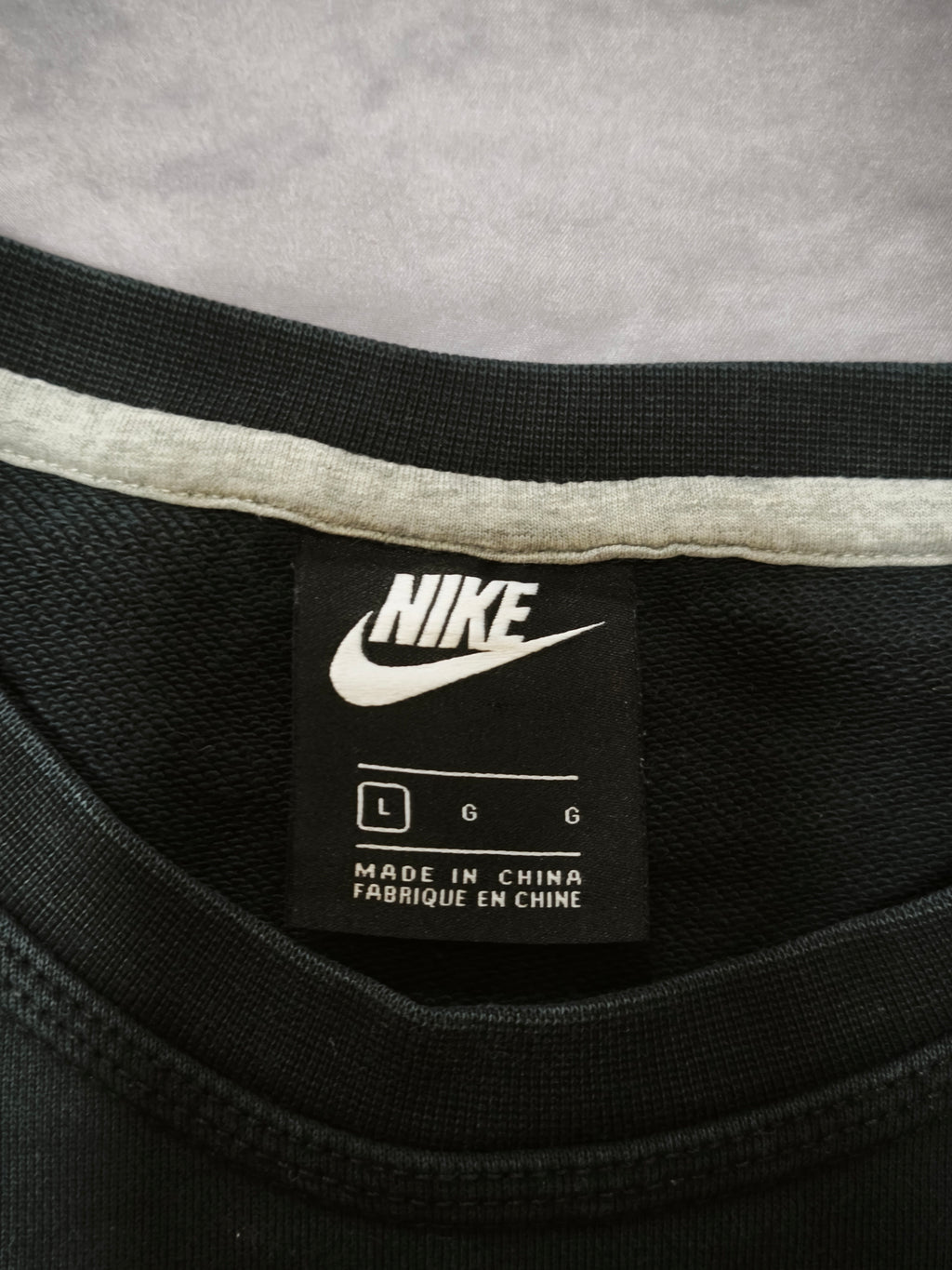 Felpa girocollo Nike Nera Taglia L