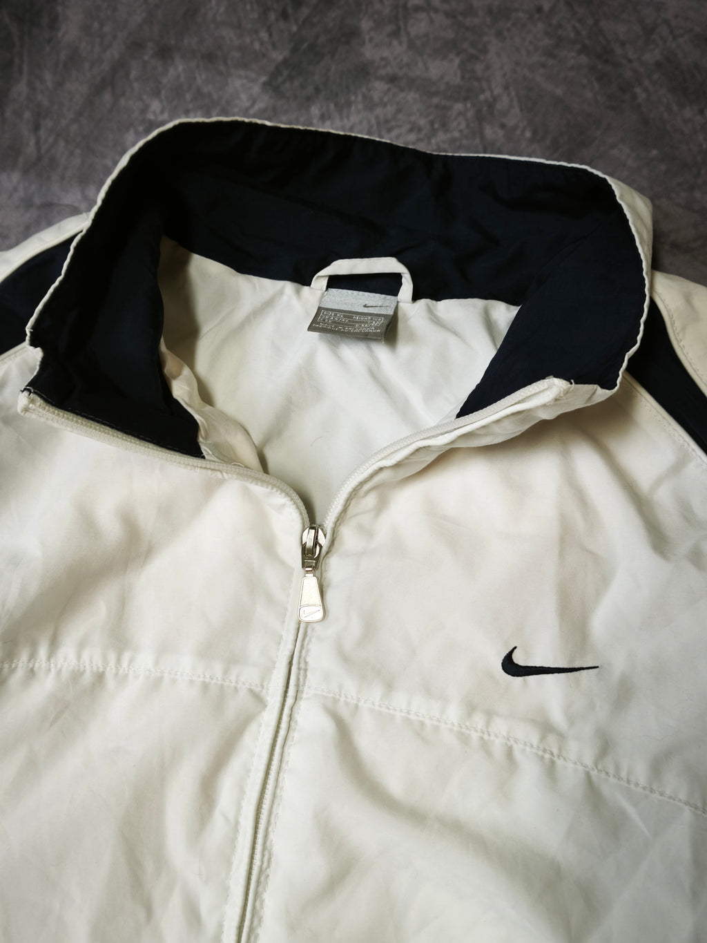Nike Track Jacket White/Black Size XL