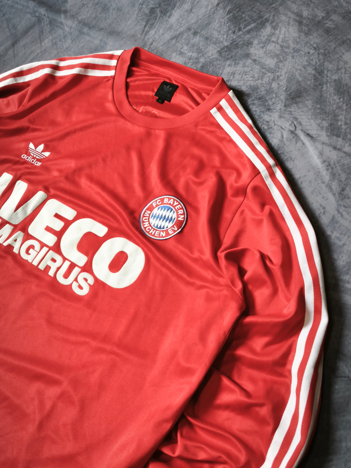 Adidas Originals FC Bayern München Longsleeve Jersey Red Size XL