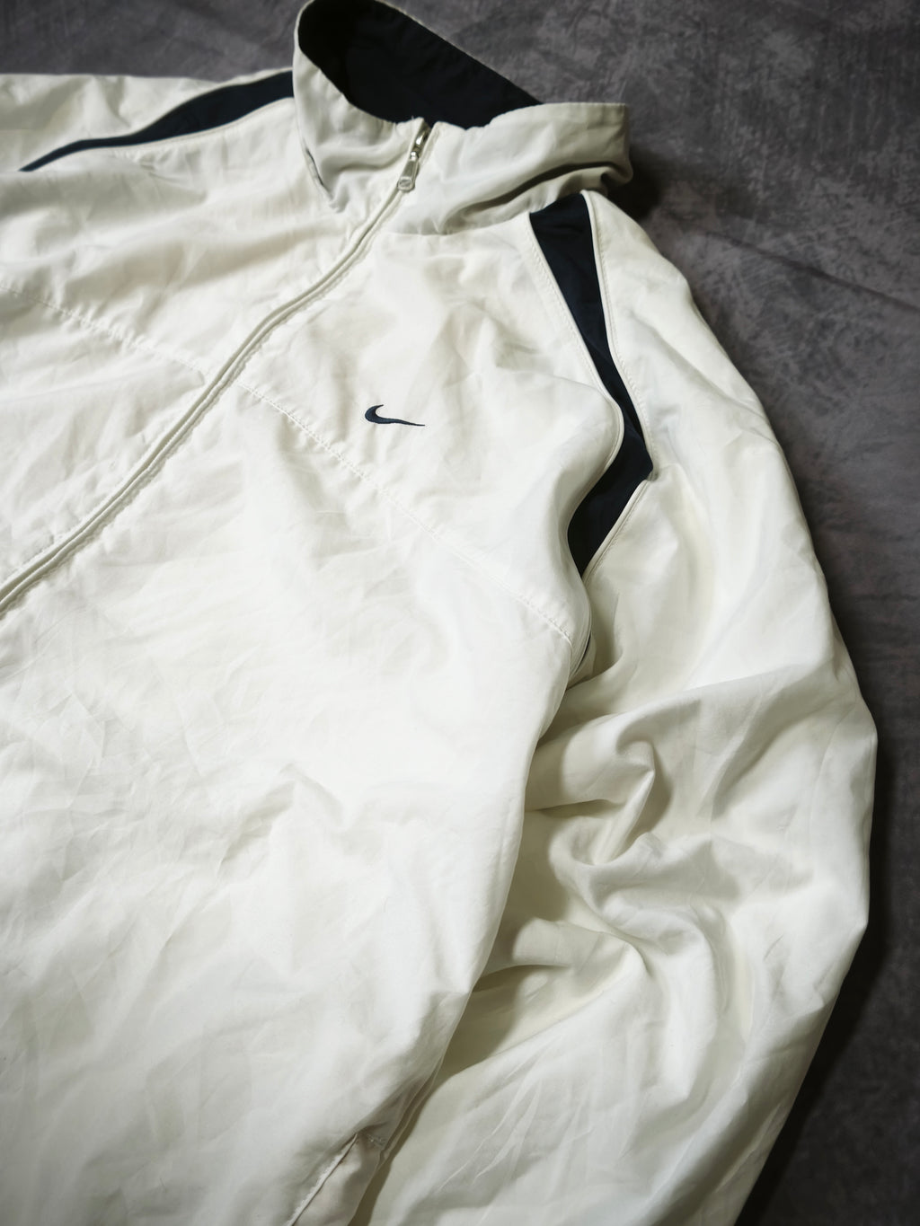 Nike Track Jacket White/Black Size XL