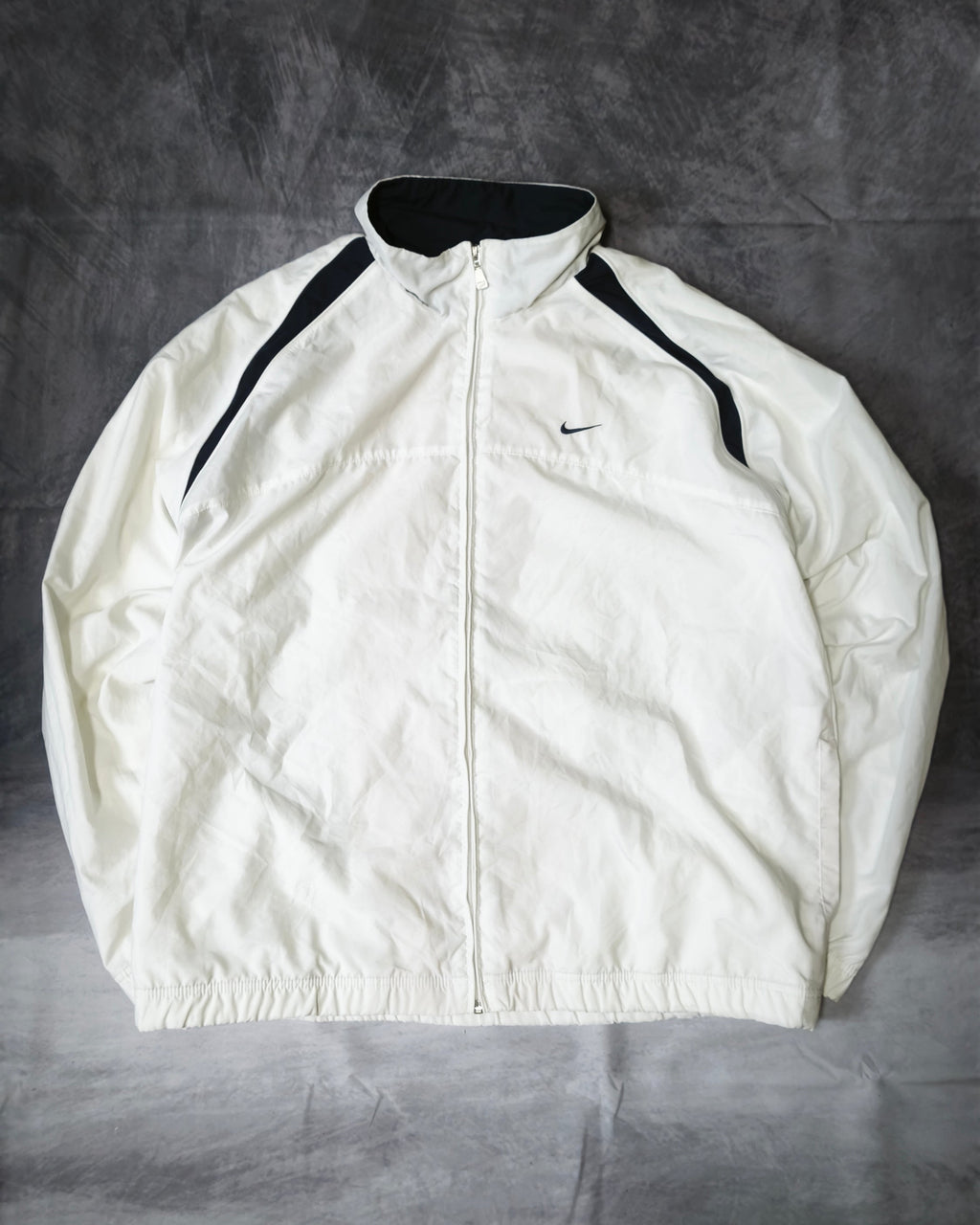 Nike Track Jacket White/Black Size XL