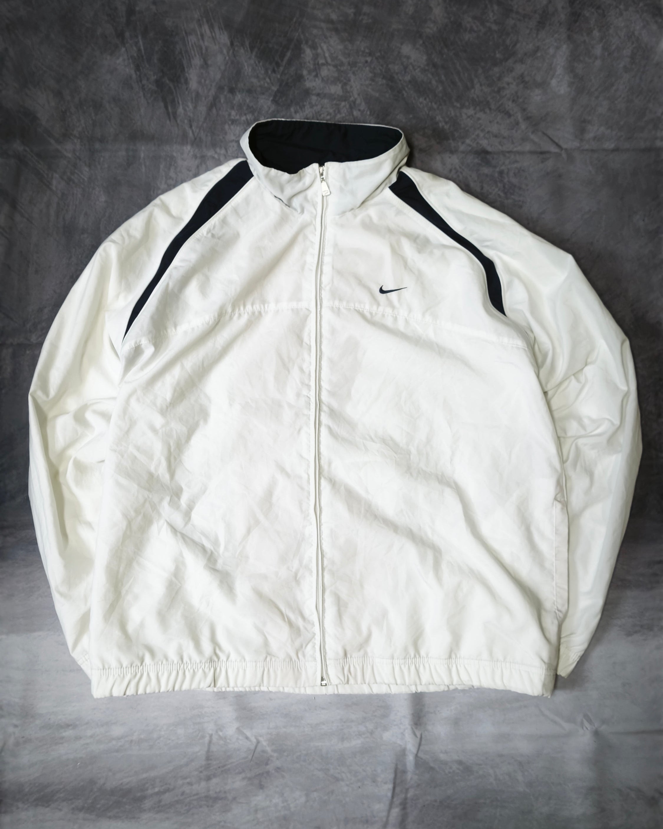 Nike Track Jacket White/Black Size XL